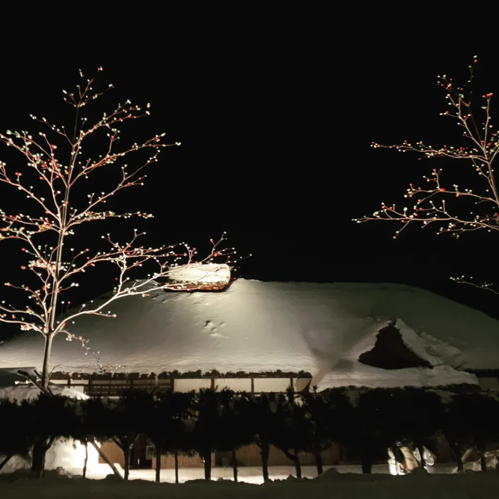 雪の本陣